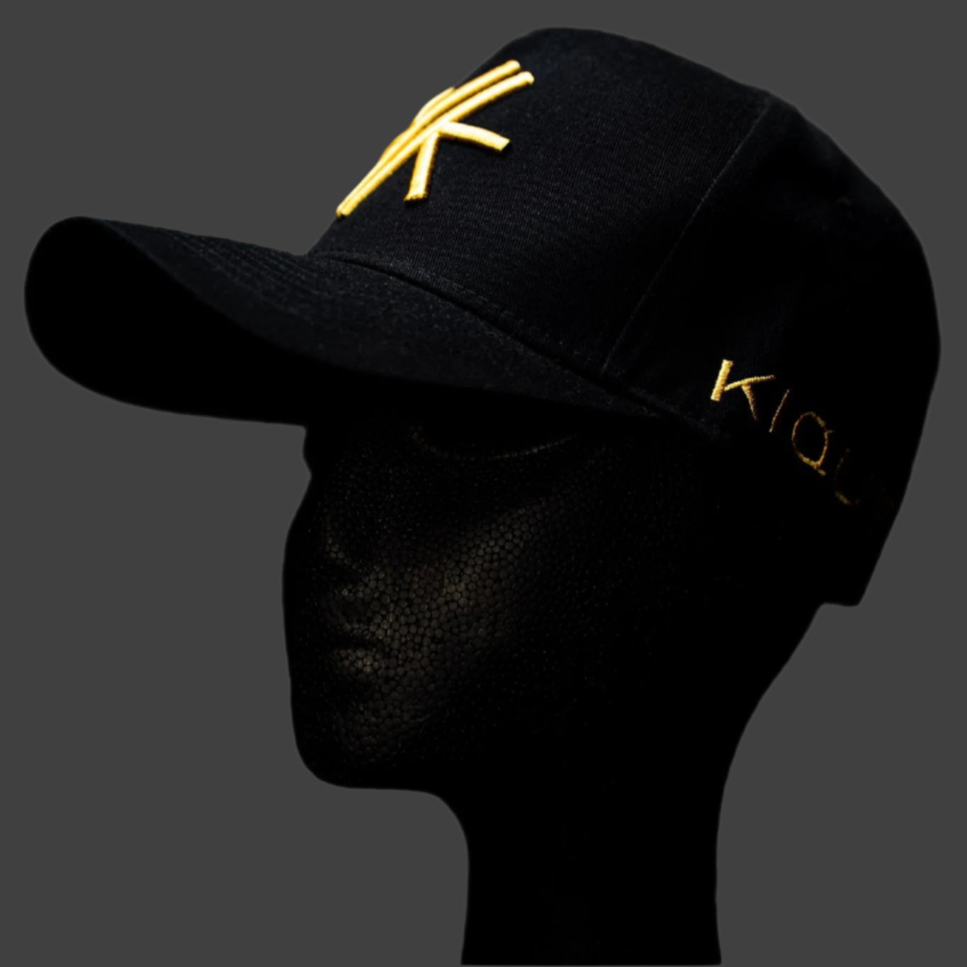 Logo Baseball Cap - Black/Gold