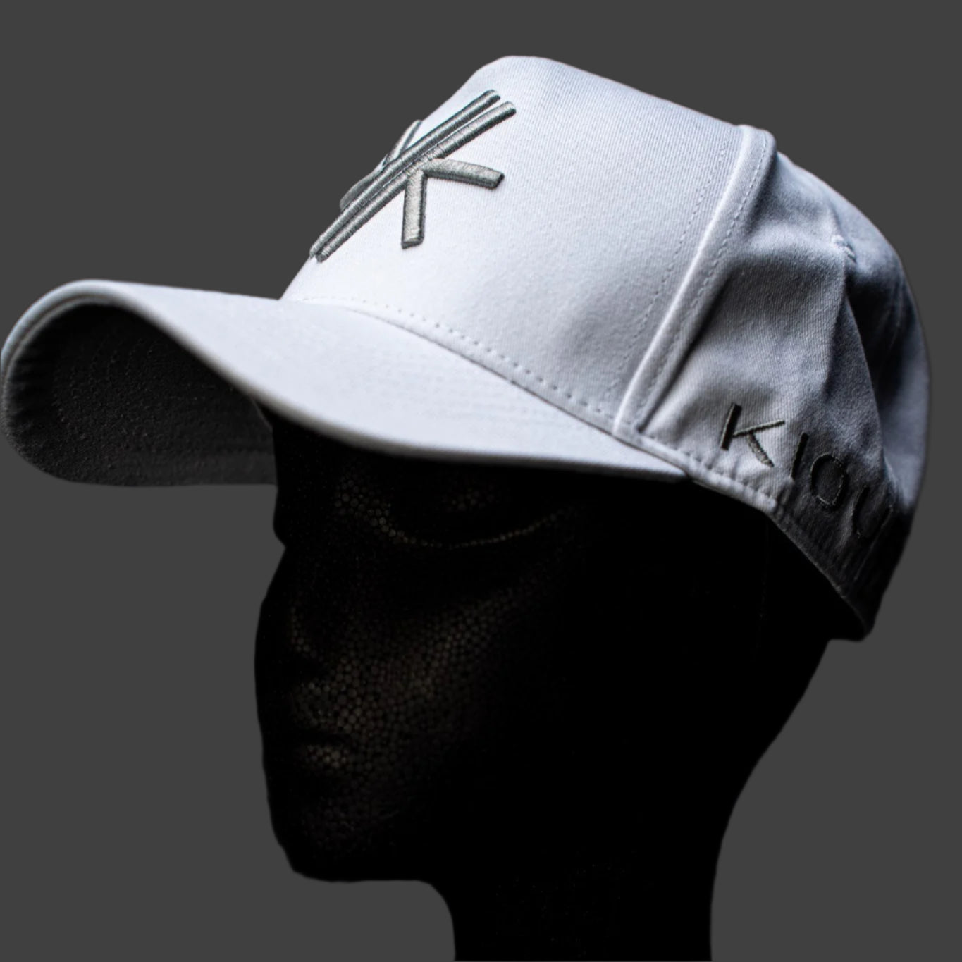 Logo Baseball Cap - White/Silver