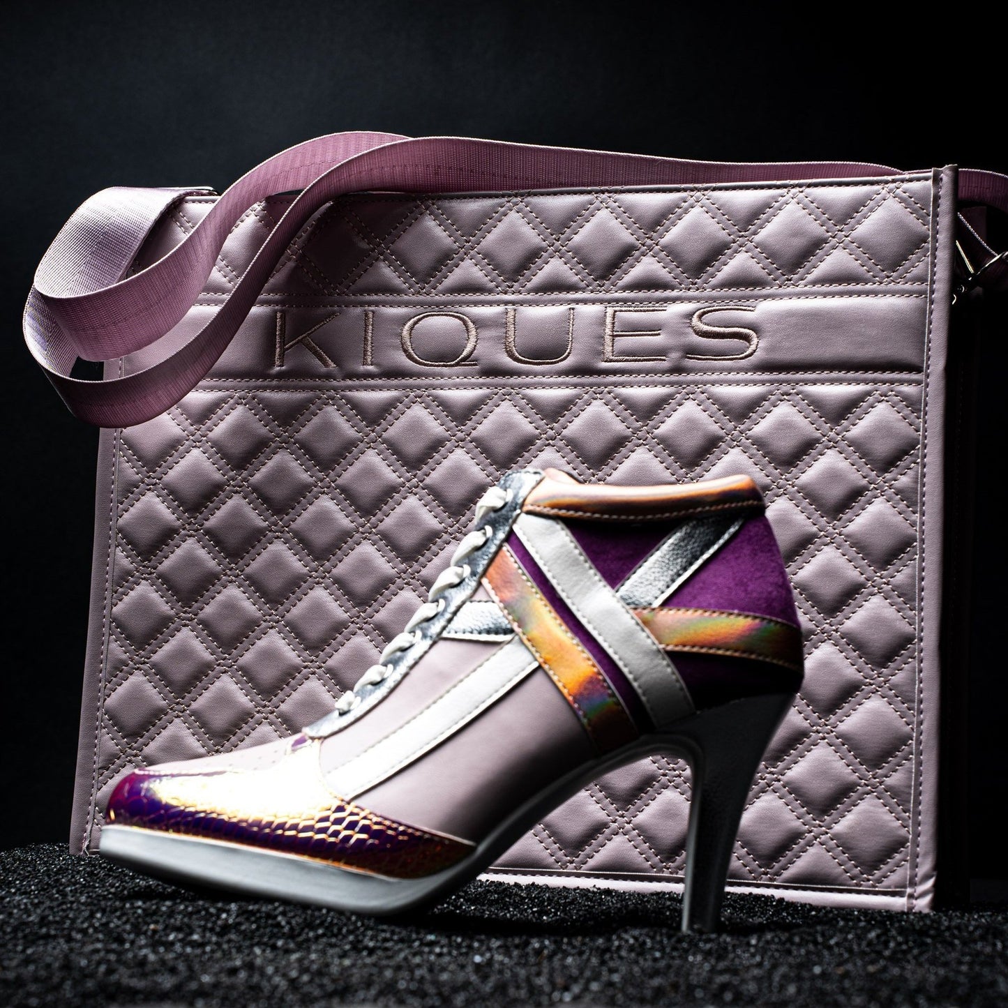 Astriques - LILAC - with matching Shoe Tote-KQS2205-ROSE-42